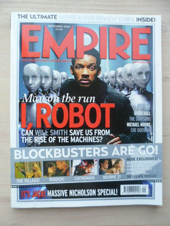 Empire magazine - Sep 2004 - # 183 - WILL SMITH - I ROBOT