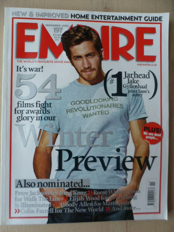 Empire magazine - Nov 2005 - # 197 - Jake Gyllenhaal