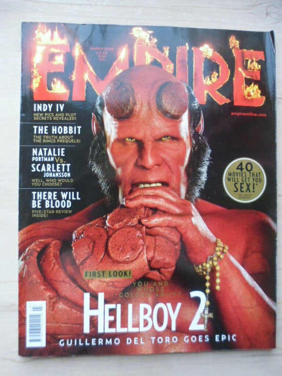 Empire magazine - March 2008 - # 225 -  HELLBOY 2