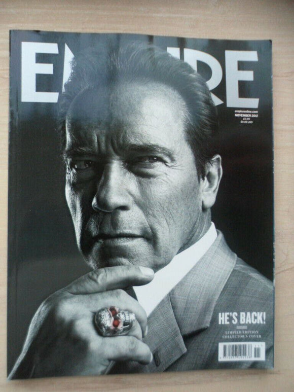 Empire magazine - Nov 2012 - # 281 - SCHWARZENEGGER  COVER