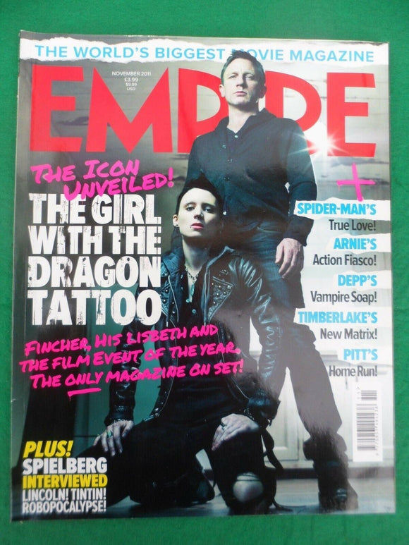 Empire Magazine film - Issue 269 - Nov 2011 - Girl with the Dragon Tattoo