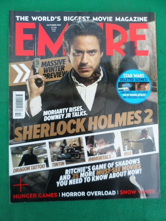 Empire Magazine film - Issue 268 - Oct 2011 - Sherlock Holmes - Star Wars
