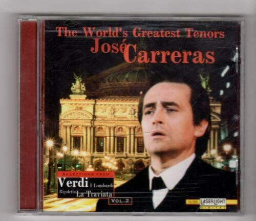 The World's Greatest Tenors, Jose Carreras - Verdi Vol 2 - CD Album - B90