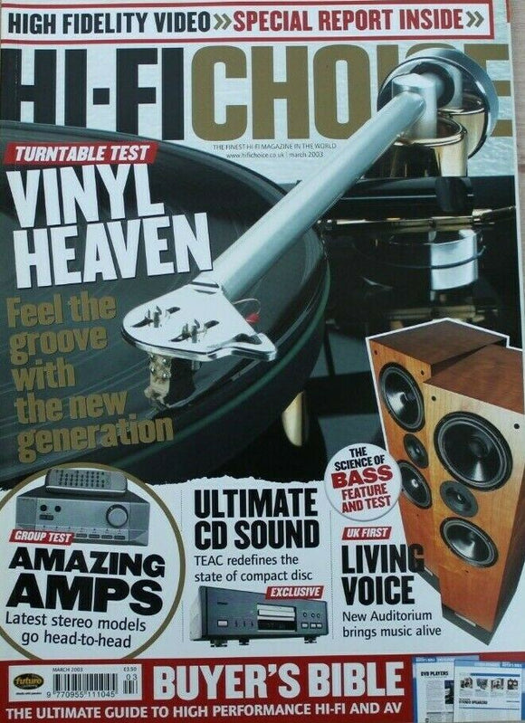 Hi Fi Choice - March 2003 - Vinyl heaven