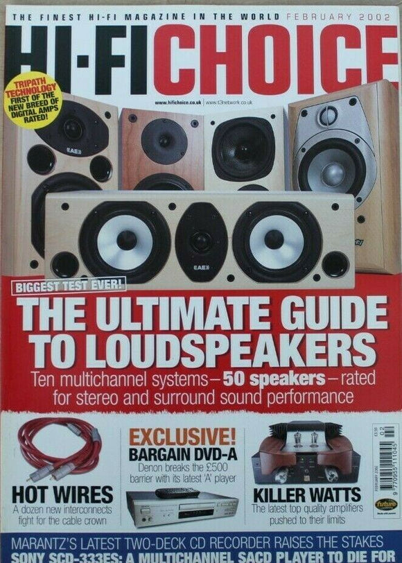 Hi Fi Choice - February 2002 - Ultimate guide to loudspeakers