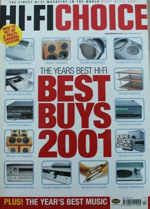 Hi Fi Choice - Best Buys 2001