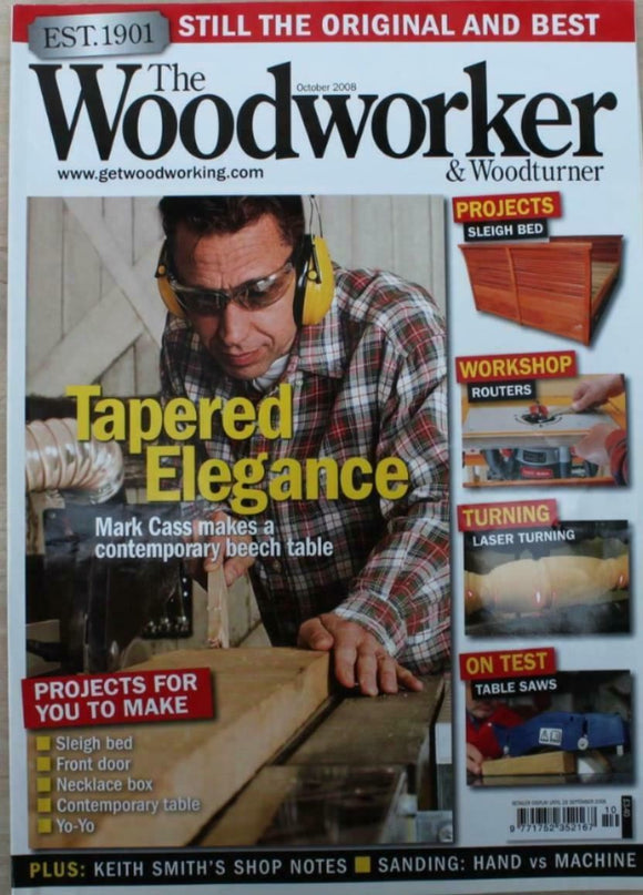 Woodworker Magazine- Oct-2008-Sleigh Bed