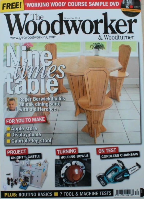Woodworker Magazine -Nov-2011-Dining table