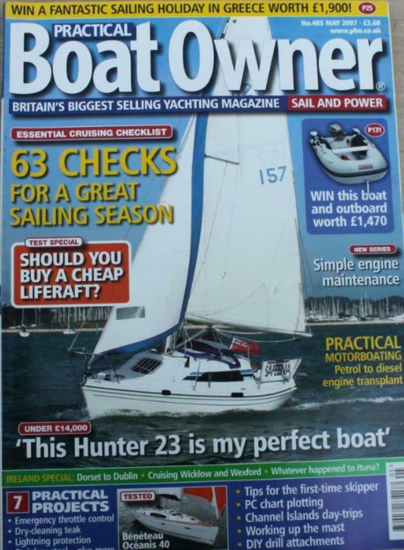 Practical Boat Owner -May-2007-Hunter 23 - Oceanis 40