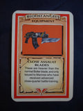 Vintage MB Games - Space Crusades - spare cards and tokens
