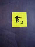Vintage MB Games - Space Crusades - spare cards and tokens