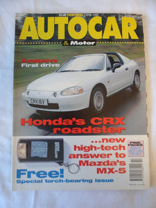 Autocar - 1 April 1992 - Honda CRX - BMW 525i Touring