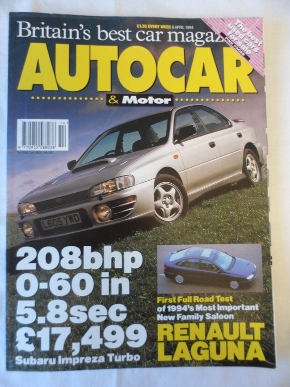 Autocar - 6 April 1994 - Subaru Impreza turbo