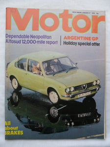 Motor magazine - 27 January 1979 - Alfasud - Argentine GP