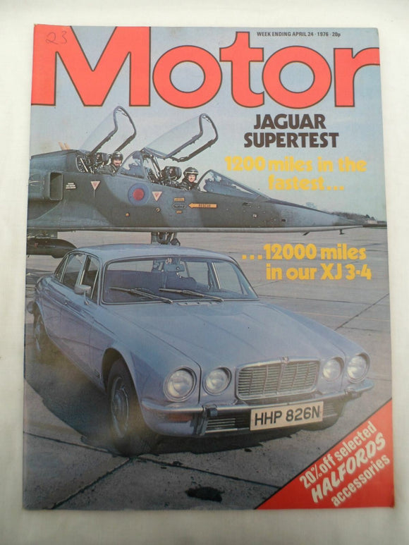 Motor Magazine  - 24 April 1976 - Jaguar 3.4