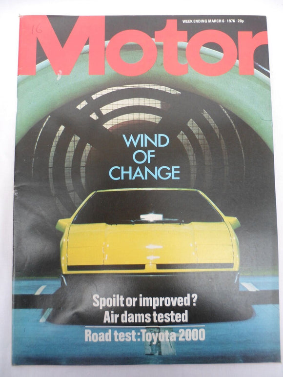 Motor Magazine  - 6 March 1976 - Toyota 2000