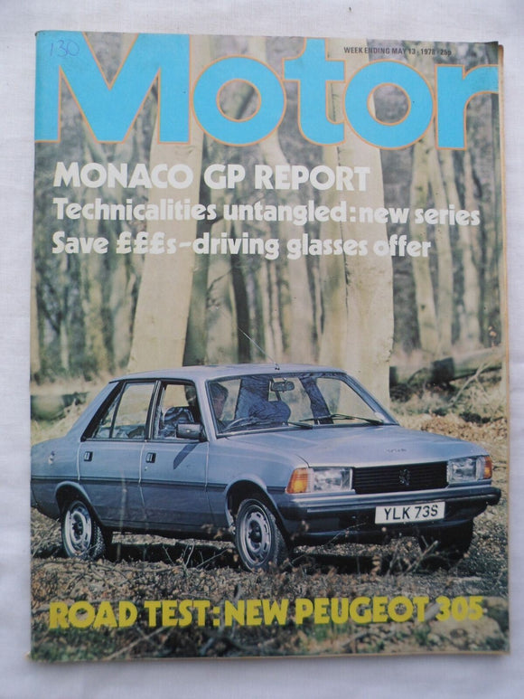 Motor magazine - 13 May 1978 - Peugeot 305