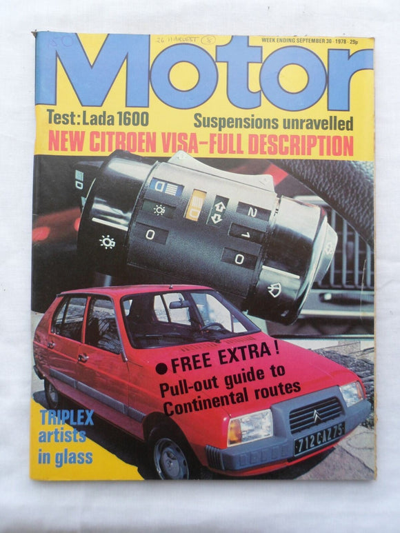 Motor magazine - 30 September 1978 - Lada 1600 - Citroen Visa