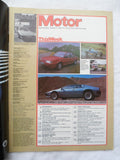 Motor magazine - 11 August 1984 - Lotus Esprit - MG Montego