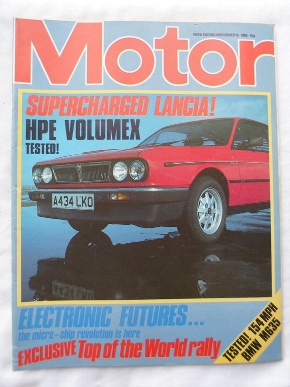Motor magazine - 12 November 1983 - Lancia HPE Volumex