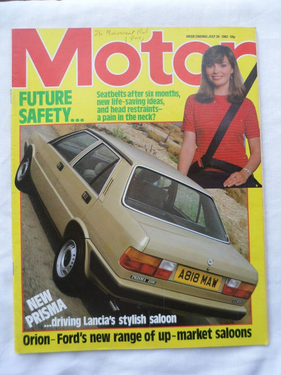 Motor magazine - 30 July 1983 - Lancia Prisma