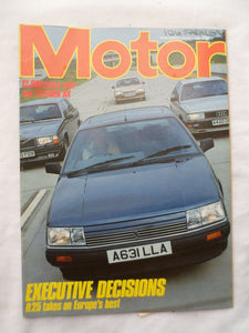 Motor magazine - 4 August 1984 - Renault 25 - Volvo - Audi - Opel
