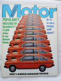 Motor magazine - 15 December 1979 - Datsun Sunny - Colt Lancer 1600