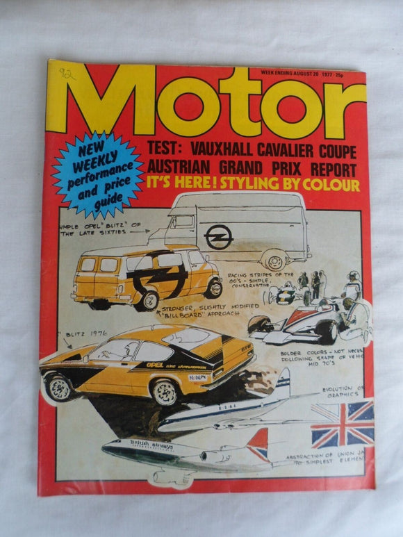 Motor magazine - 20 August 1977 - Vauxhall Cavalier Coupe