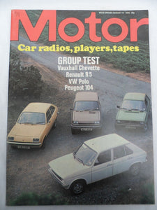 Motor Magazine - 14 Aug 1976 - Chevette - Polo - R5 - Peugeot 104