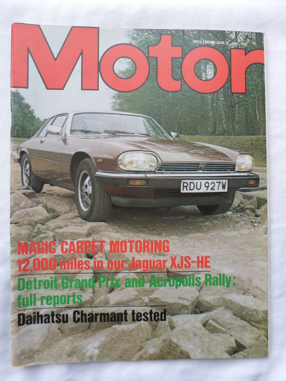 Motor magazine - 12 June 1982 - Jaguar XJS HE