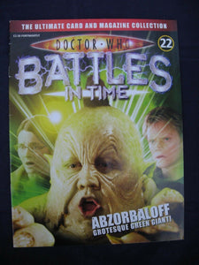 Dr Who - Battles in time - Issue 22 - Abzorbaloff