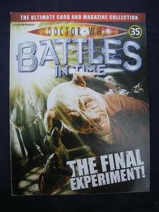 Dr Who - Battles in time - Issue 35 - The Final Experiment