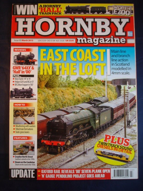 Hornby Magazine # 93 - March 2015 - weathering with washes - Cambrian steam