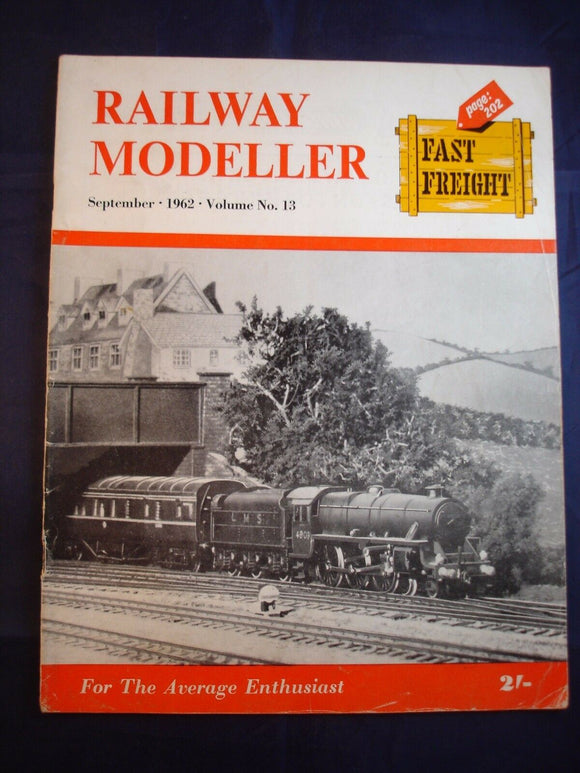 1 - Railway modeller - September 1962 - Contents page shown in photos