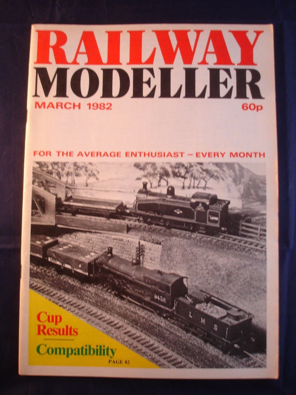 1 - Railway modeller - March 1982 - Contents page shown in photos