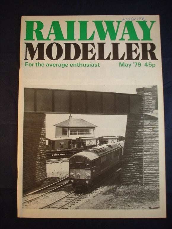 1 - Railway modeller - May 1979 - Contents page shown in photos