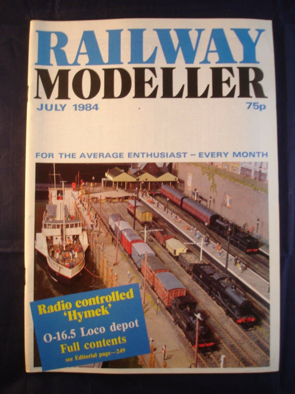 1 - Railway modeller - July 1984 - Contents page shown in photos