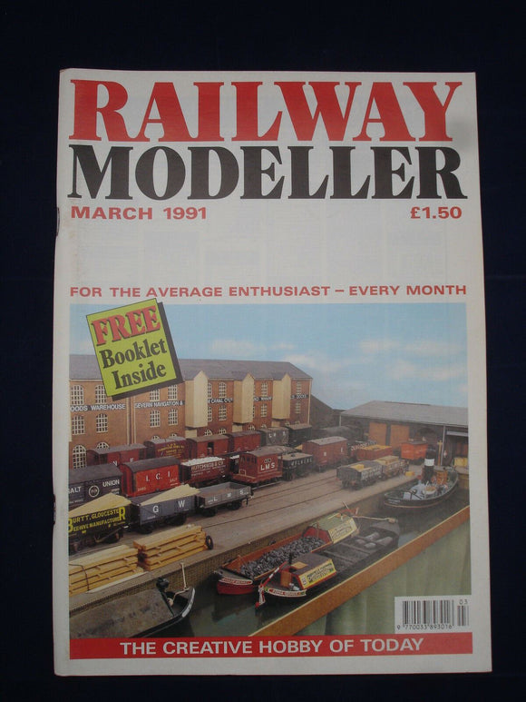 1 - Railway modeller - March 1991 - Contents page shown in photos
