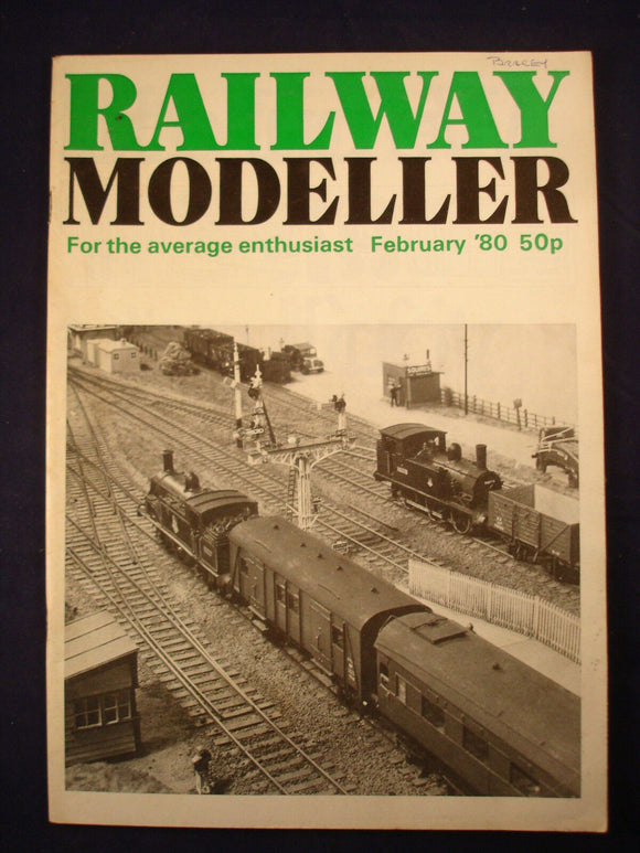 2 - Railway modeller - Feb 1980 - Contents page photo - Didcot coal stage