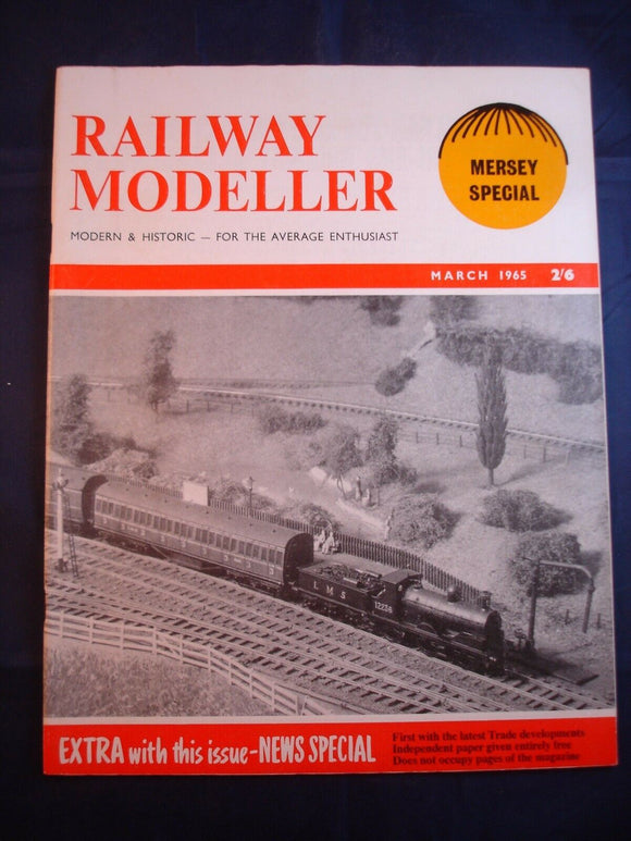 1 - Railway modeller - March 1965 - Contents page shown in photos