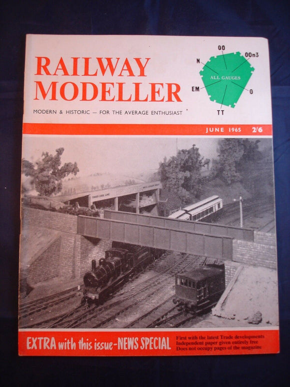 1 - Railway modeller - June 1965 - Contents page shown in photos