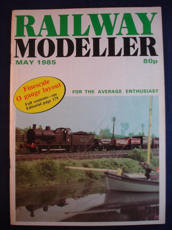 1 - Railway modeller - May 1985 - Contents page shown in photos