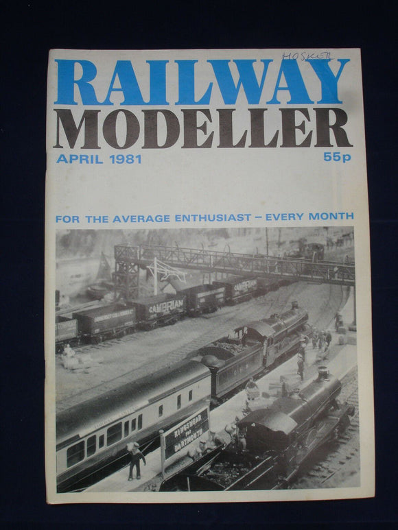 1 - Railway modeller - Apr 1981 - Contents page shown in photos