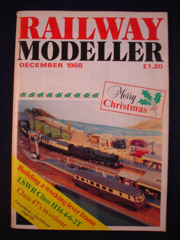 1 - Railway modeller - December 1988 - Contents page shown in photos