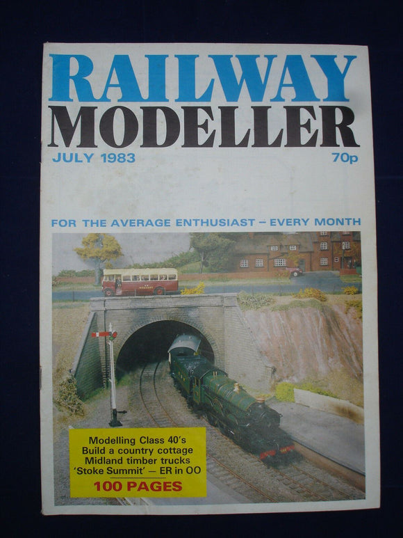 1 - Railway modeller - July 1983 - Contents page shown in photos