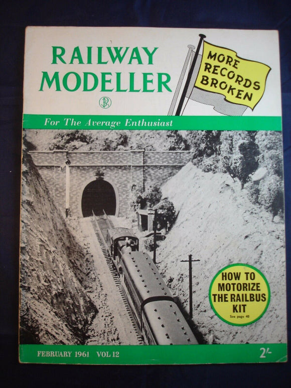 1 - Railway modeller - February 1961 - Contents page shown in photos