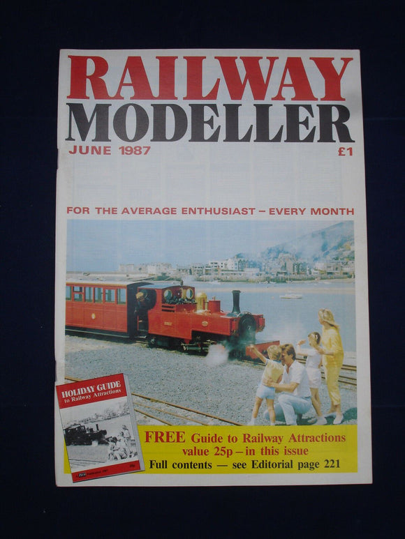 1 - Railway modeller - June 1987 - Contents page shown in photos