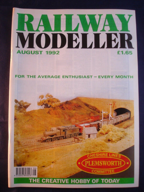1 - Railway modeller - August 1992 - Contents page shown in photos