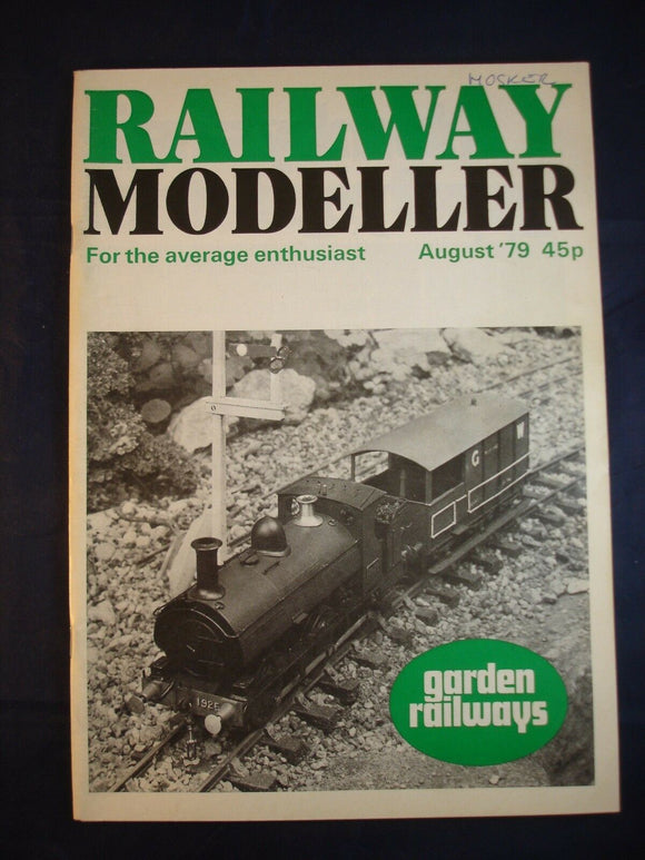 1 - Railway modeller - August 1979 - Contents page shown in photos