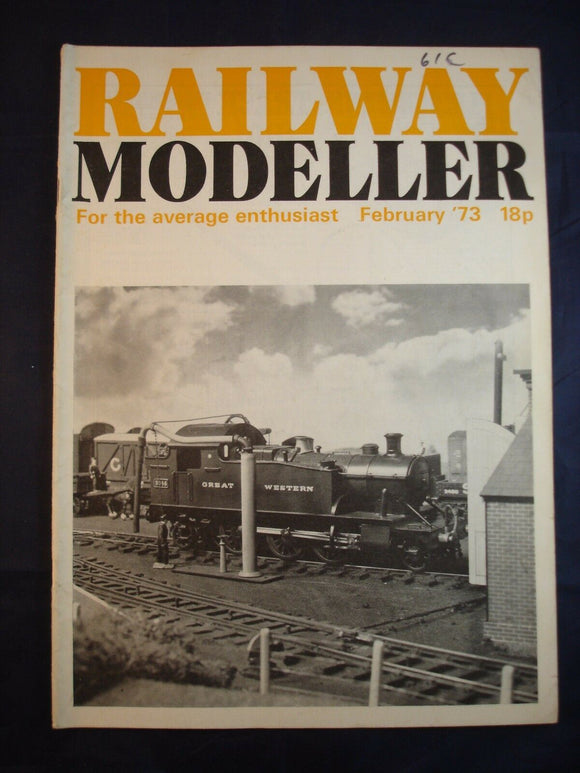 1 - Railway modeller - February 1973 - Contents page shown in photos